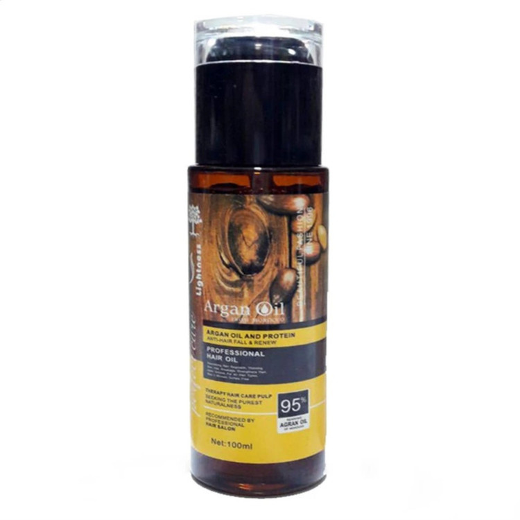 روغن آرگان لایتنس اصلی اسلواکی شیشه ای حجم 100 میلی لیتر